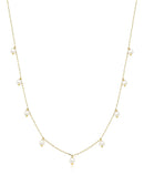 Colar Feminino De Ouro 18k Com Pérolas